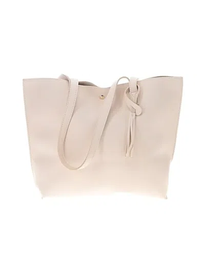 Pre-owned Unbranded Tote Bag In Ivory