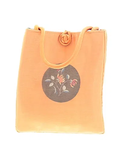 Pre-owned Unbranded Tote Bag In Orange
