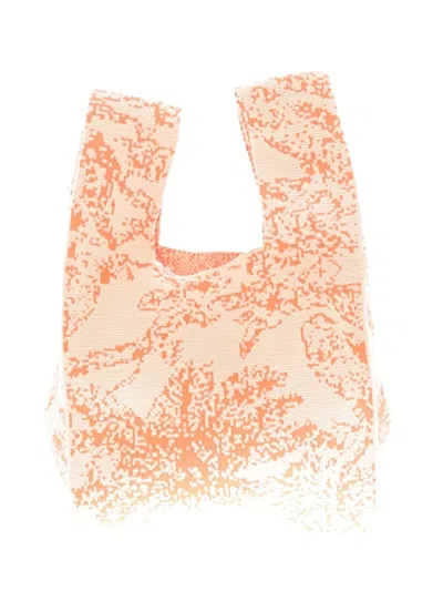 Pre-owned Unbranded Tote Bag In Orange