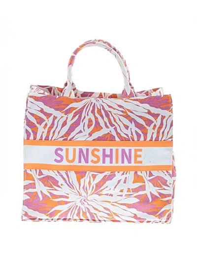 Pre-owned Unbranded Tote Bag In Orange