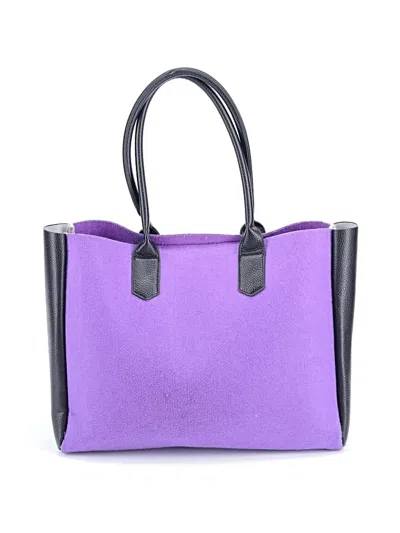 Pre-owned Unbranded Tote Bag In Purple