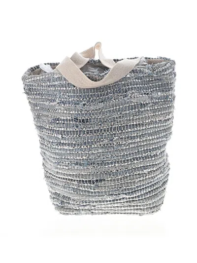 Pre-owned Unbranded Tote Bag In Silver