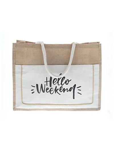 Pre-owned Unbranded Tote Bag In Tan
