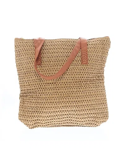 Pre-owned Unbranded Tote Bag In Tan