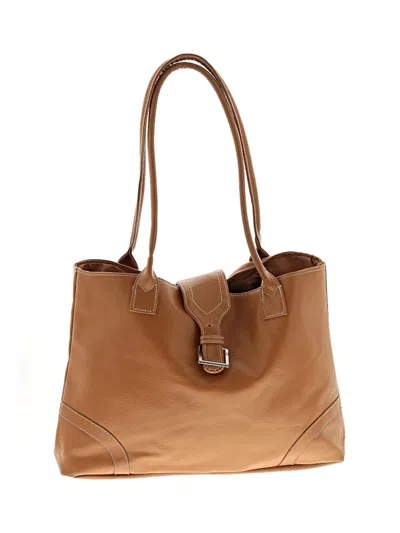 Pre-owned Unbranded Tote Bag In Tan