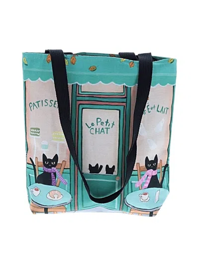 Pre-owned Unbranded Tote Bag In Teal