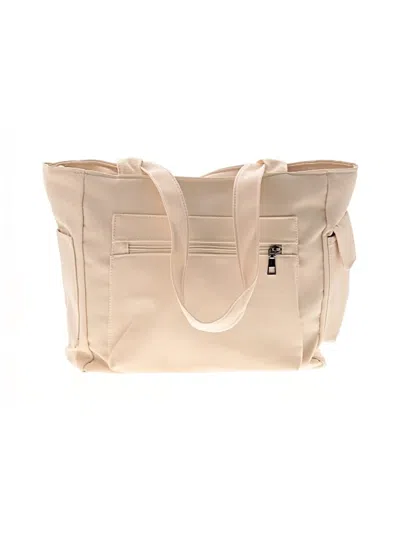 Pre-owned Unbranded Tote Bag In White