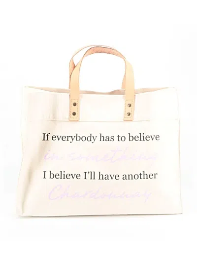 Pre-owned Unbranded Tote Bag In White