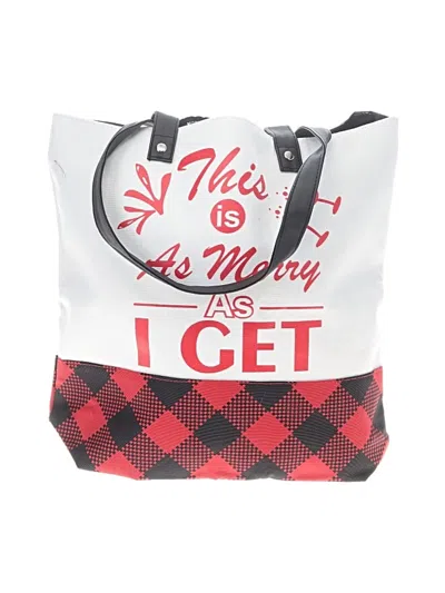 Pre-owned Unbranded Tote Bag In White