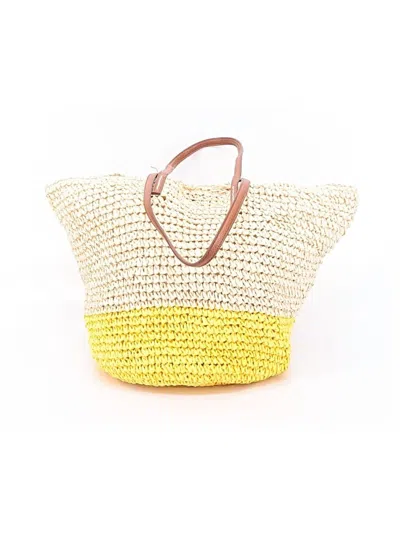 Pre-owned Unbranded Tote Bag In Yellow
