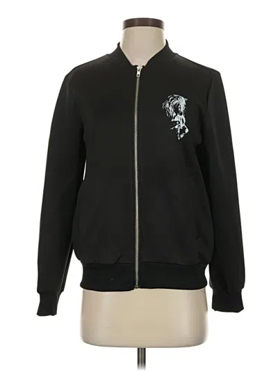 Pre-owned Unbranded Track Jacket In Black