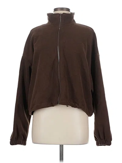 Pre-owned Unbranded Track Jacket In Brown