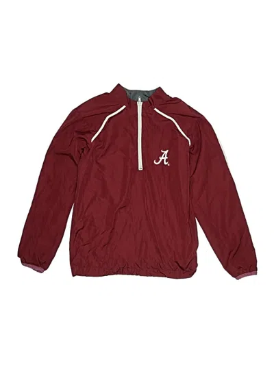 Pre-owned Unbranded Kids' Track Jacket In Burgundy