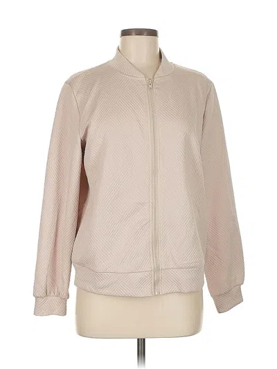 Pre-owned Unbranded Track Jacket In Ivory