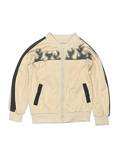 Pre-owned Unbranded Kids' Track Jacket In Ivory