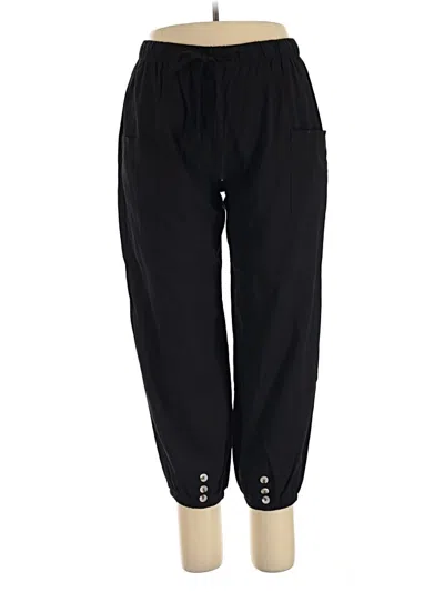 Pre-owned Unbranded Track Pants In Black