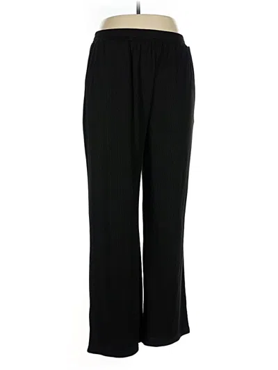 Pre-owned Unbranded Track Pants In Black