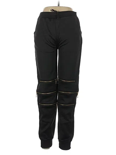 Pre-owned Unbranded Track Pants In Black