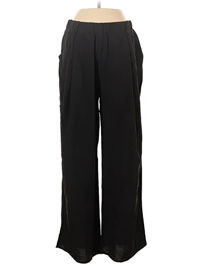 Pre-owned Unbranded Track Pants In Black