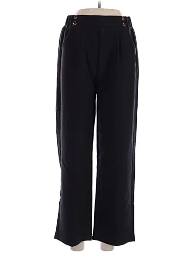 Pre-owned Unbranded Track Pants In Black