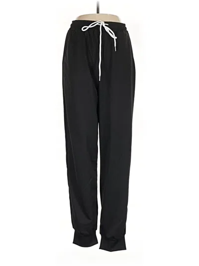 Pre-owned Unbranded Track Pants In Black