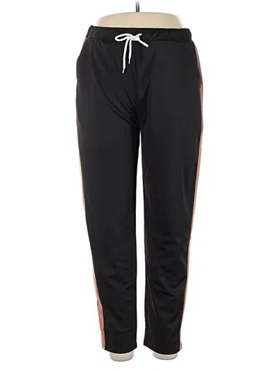 Pre-owned Unbranded Track Pants In Black