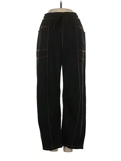 Pre-owned Unbranded Track Pants In Black
