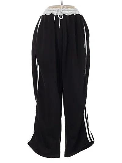 Pre-owned Unbranded Track Pants In Black