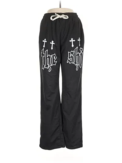 Pre-owned Unbranded Track Pants In Black