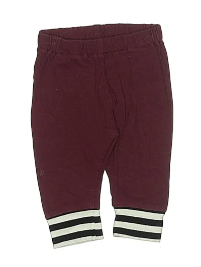 Pre-owned Unbranded Babies' Track Pants In Burgundy