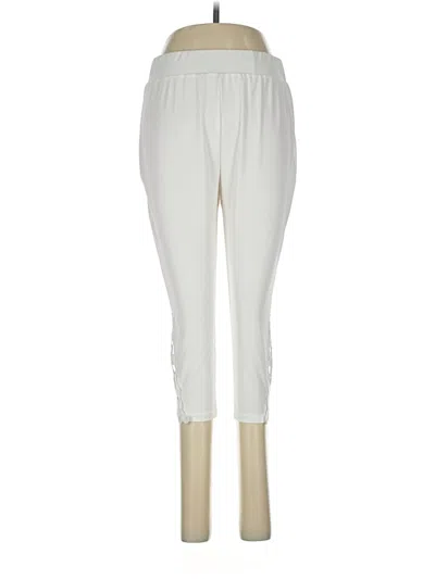 Pre-owned Unbranded Track Pants In Ivory