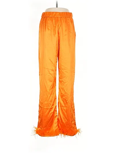 Pre-owned Unbranded Track Pants In Orange