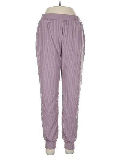 Pre-owned Unbranded Track Pants In Purple