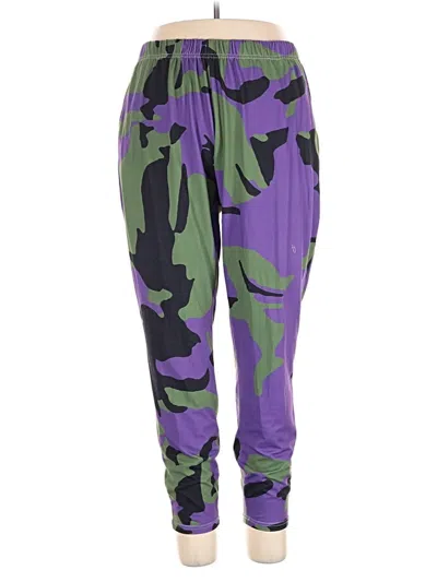 Pre-owned Unbranded Track Pants In Purple