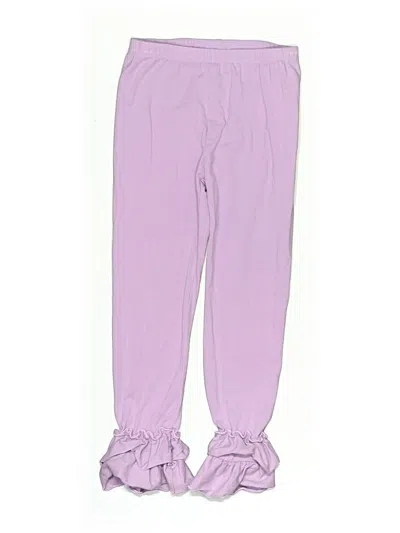 Pre-owned Unbranded Kids' Track Pants In Purple