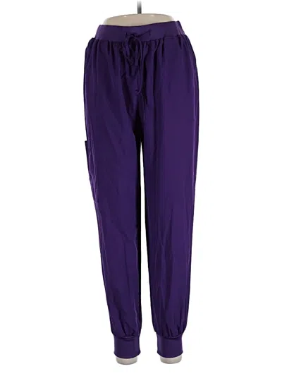Pre-owned Unbranded Track Pants In Purple