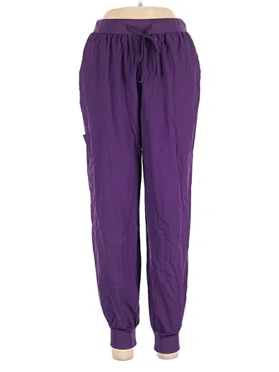 Pre-owned Unbranded Track Pants In Purple