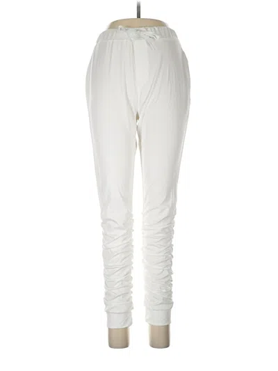 Pre-owned Unbranded Track Pants In White
