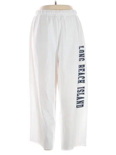 Pre-owned Unbranded Track Pants In White