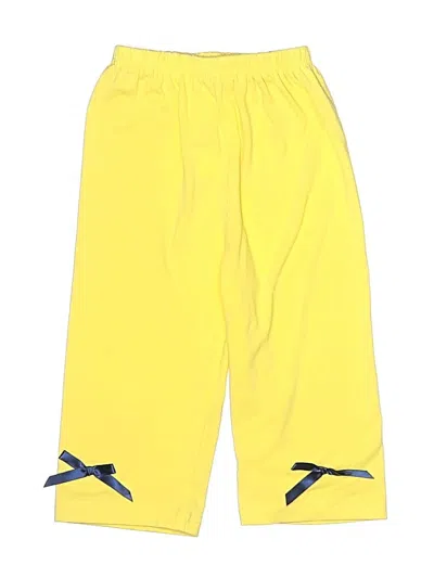 Pre-owned Unbranded Kids' Track Pants In Yellow