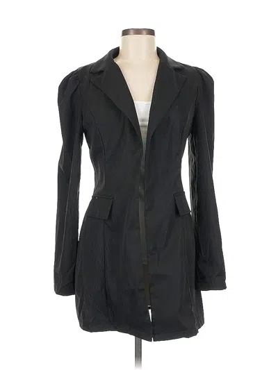 Pre-owned Unbranded Trenchcoat In Black