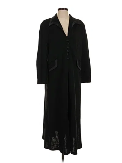 Pre-owned Unbranded Trenchcoat In Black
