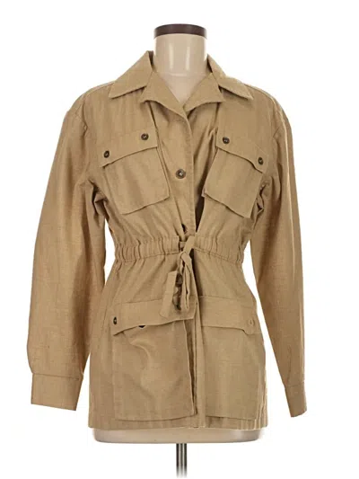 Pre-owned Unbranded Trenchcoat In Brown