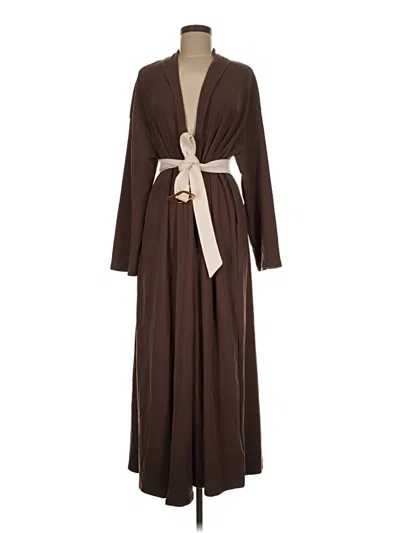 Pre-owned Unbranded Trenchcoat In Brown