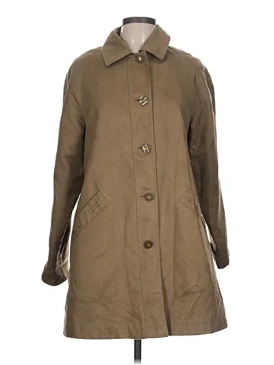 Pre-owned Unbranded Trenchcoat In Brown