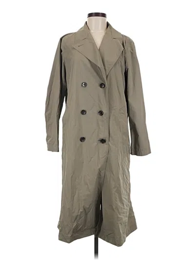 Pre-owned Unbranded Trenchcoat In Gray