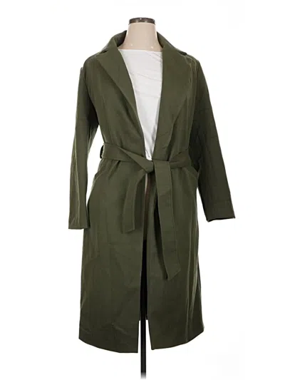 Pre-owned Unbranded Trenchcoat In Green