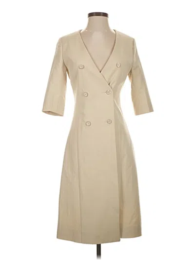 Pre-owned Unbranded Trenchcoat In Ivory