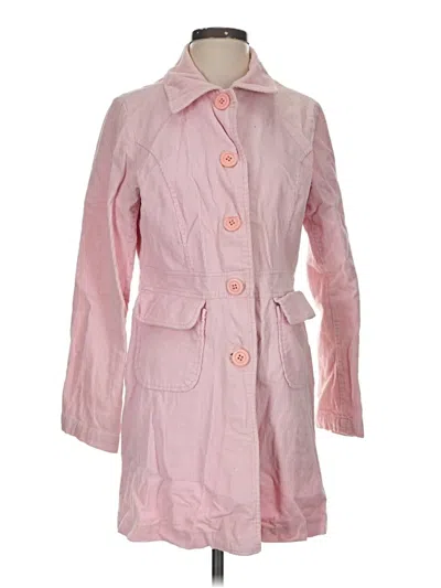 Pre-owned Unbranded Trenchcoat In Pink