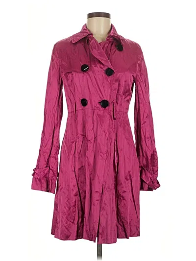 Pre-owned Unbranded Trenchcoat In Purple